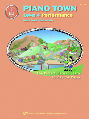 Book cover for Piano Town, Performance - Level 4