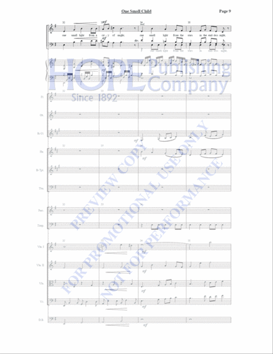 One Small Child Orchestra scores gallery preview page 10
