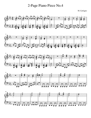 2-Page Piano Piece No.4