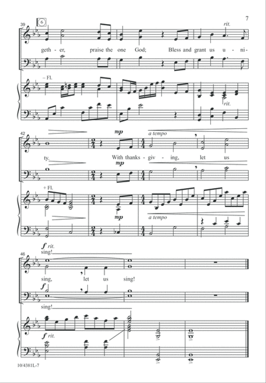 Together in Thanksgiving Together in Thanksgiving 3-Part scores gallery preview page 7
