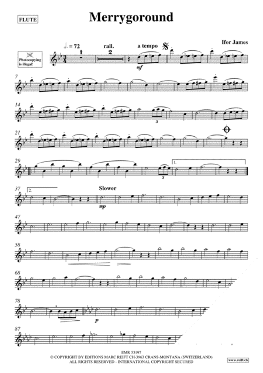 Merrygoround Flute Solo scores gallery preview page 3