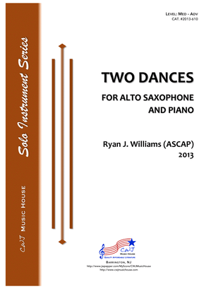 Two Dances for Alto Saxophone and Piano