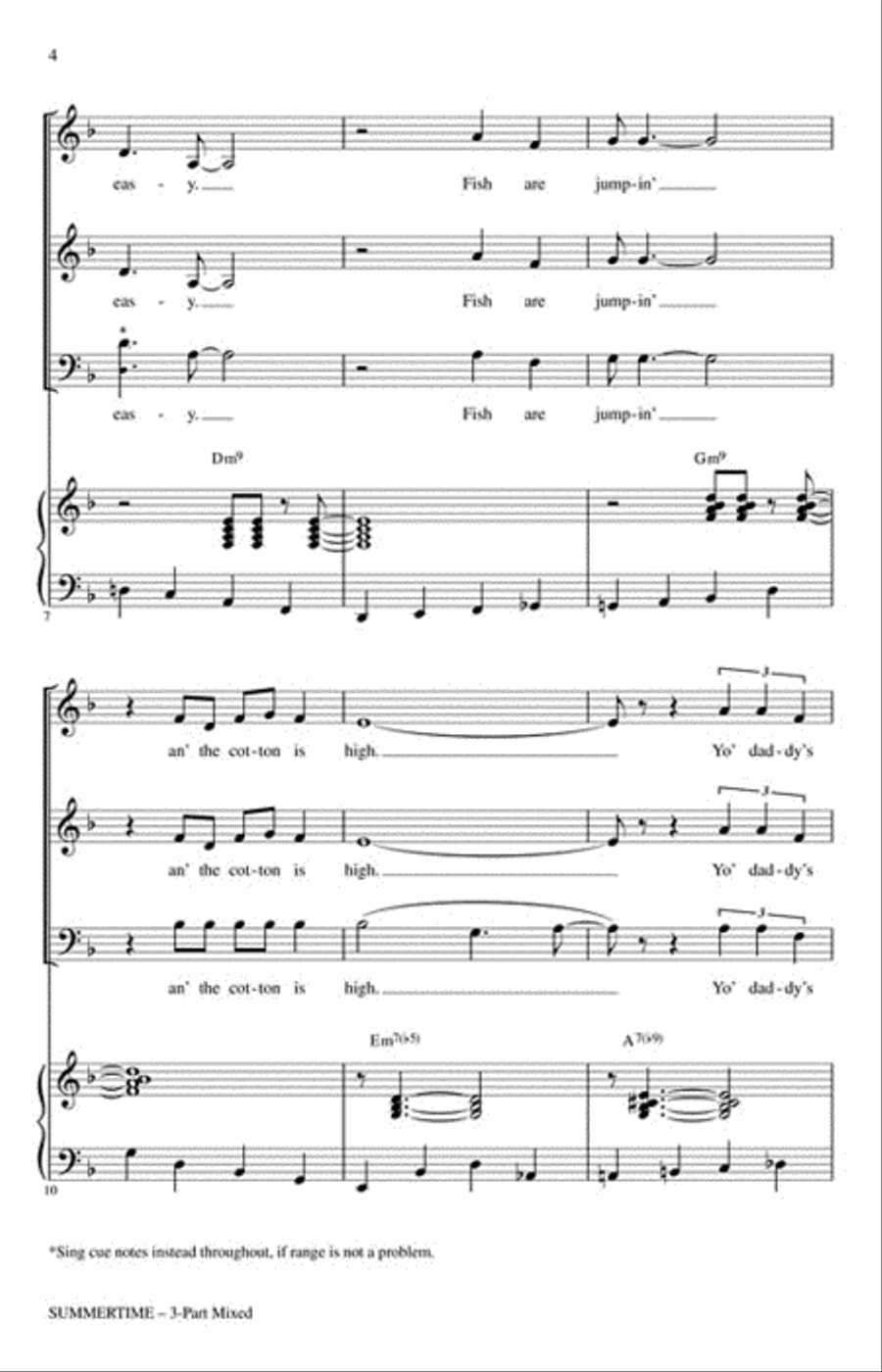 Summertime 3-Part scores gallery preview page 3