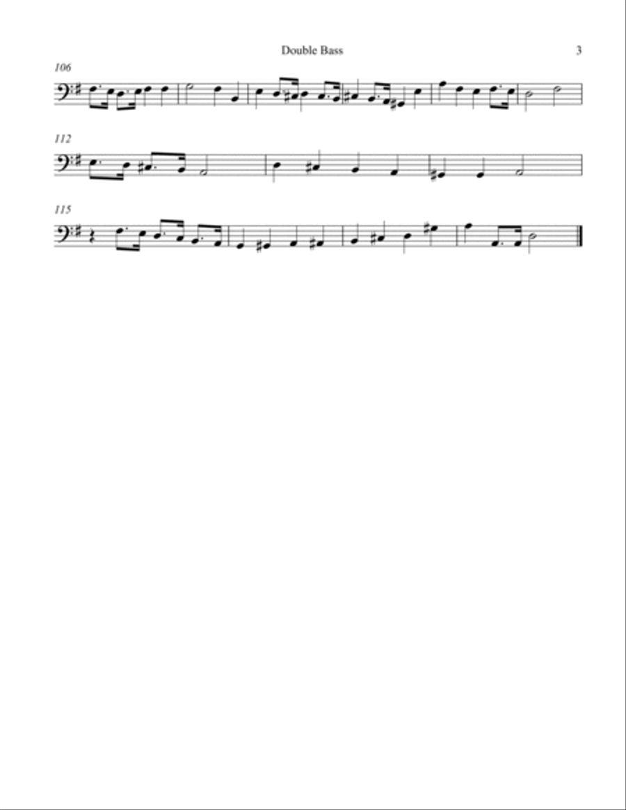 March Op. 108 String Orchestra scores gallery preview page 3