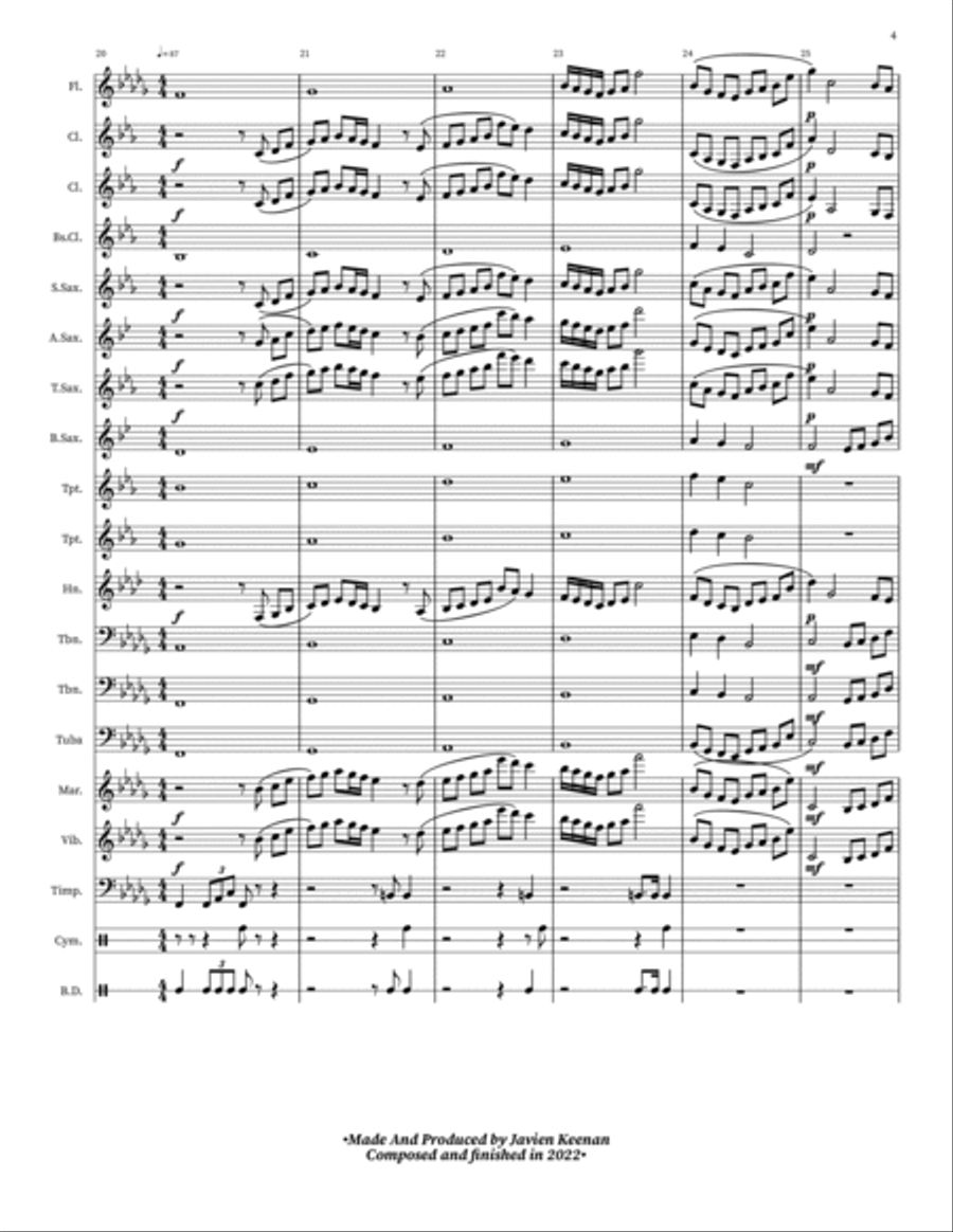 What We Used To Know What We Used To Know Concert Band scores gallery preview page 4