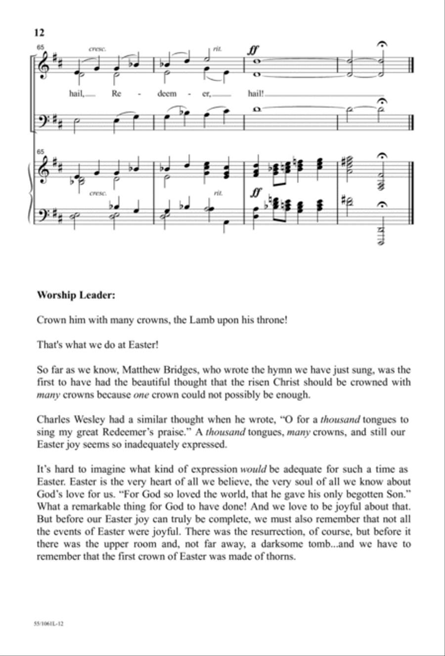 Risen Indeed! (Digital Download) Choir scores gallery preview page 10