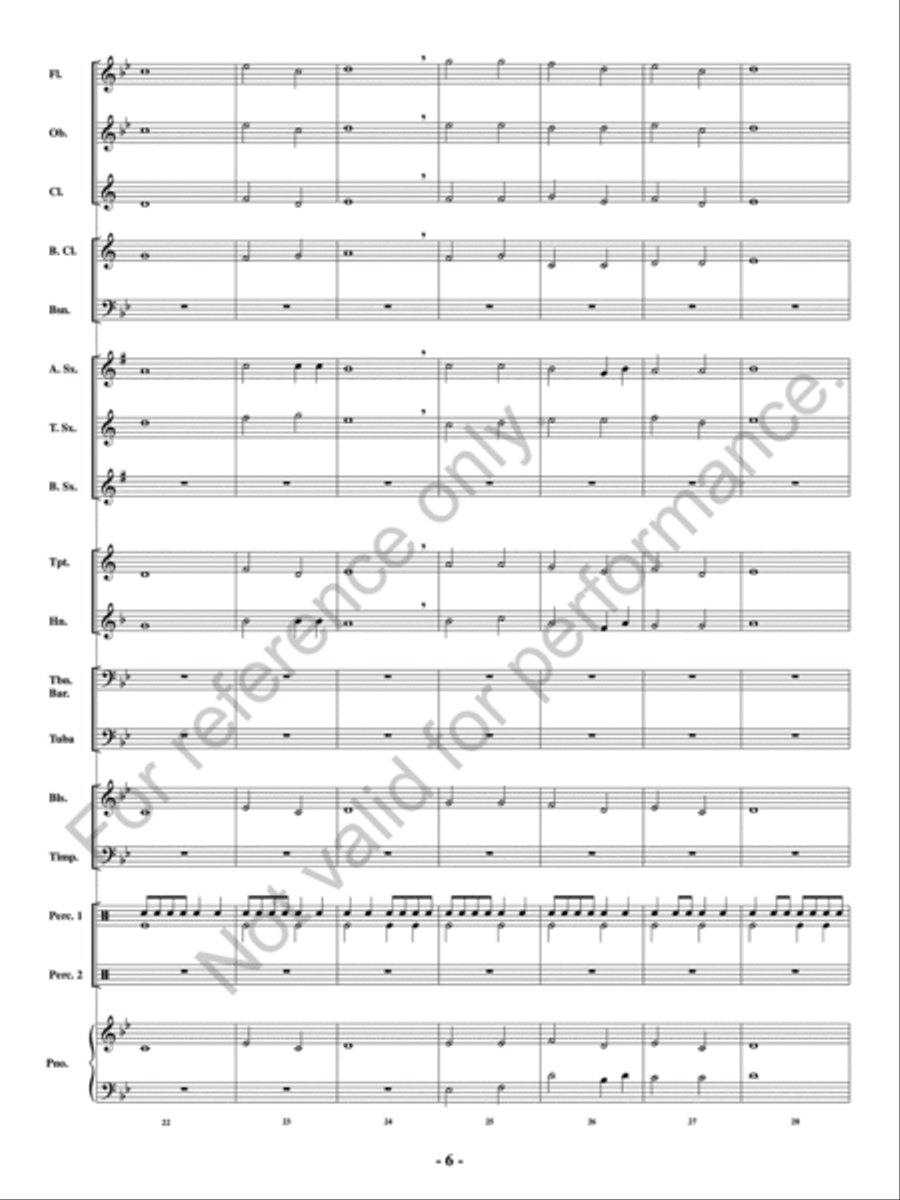 Ascension Of The Emperor Concert Band scores gallery preview page 7