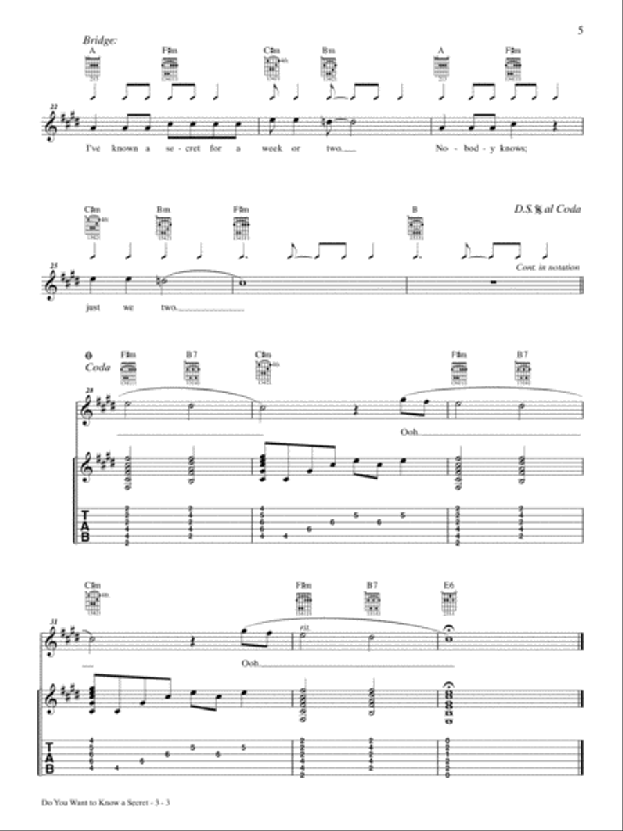 Ultimate Easy Guitar Play-Along -- The British Invasion 1964 Guitar Tablature scores gallery preview page 6