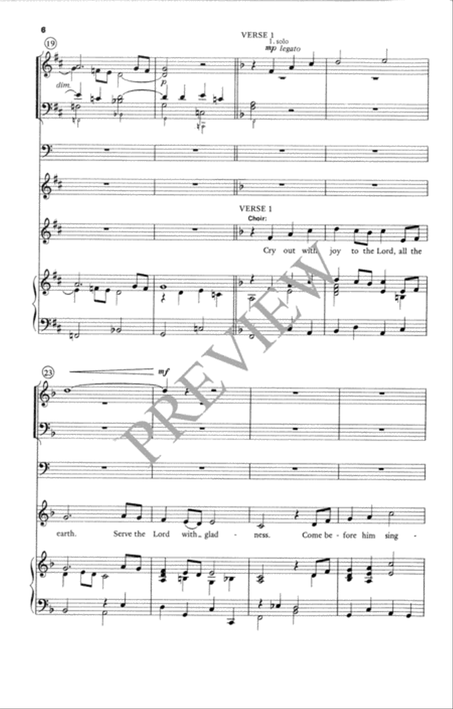 How Great Is Your Name 4-Part scores gallery preview page 7