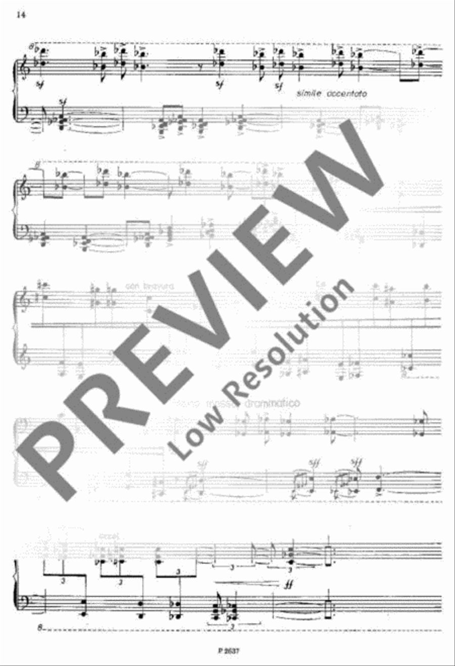 Cardiogramme Piano Solo scores gallery preview page 17