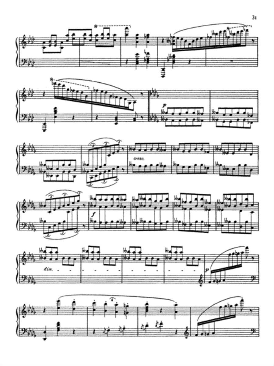 Saint-Saëns: Six Etudes, Op. 52 Piano Method scores gallery preview page 4