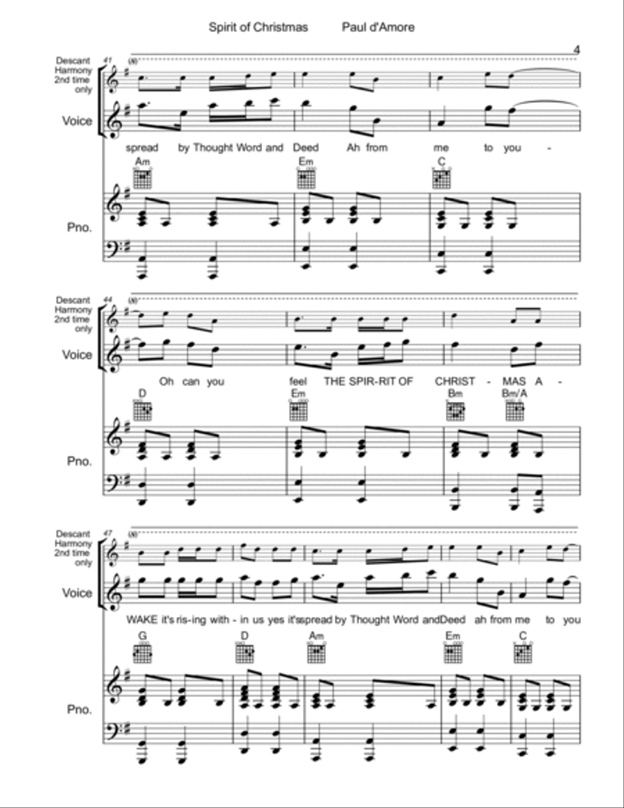 Spirit of Christmas Choir scores gallery preview page 5