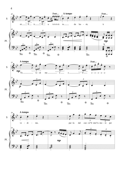 Da lassù - Soprano and piano image number null