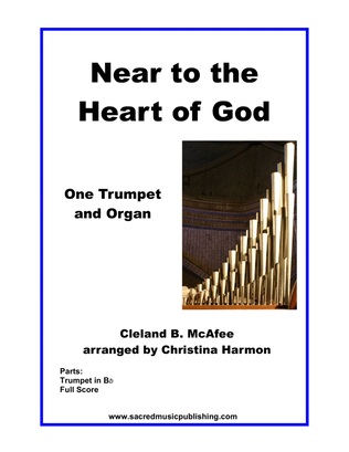 Book cover for Near to the Heart of God- Trumpet and Organ