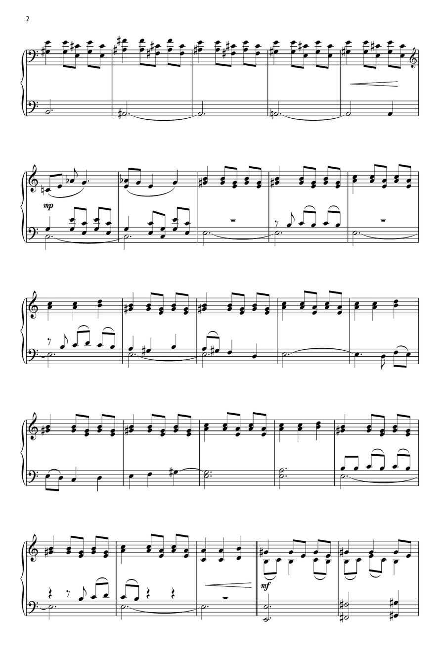Passacaglia Piano Solo scores gallery preview page 2