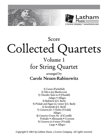 Collected Quartets Volume 1 - Score image number null