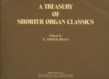 A Treasury of Shorter Organ Classics