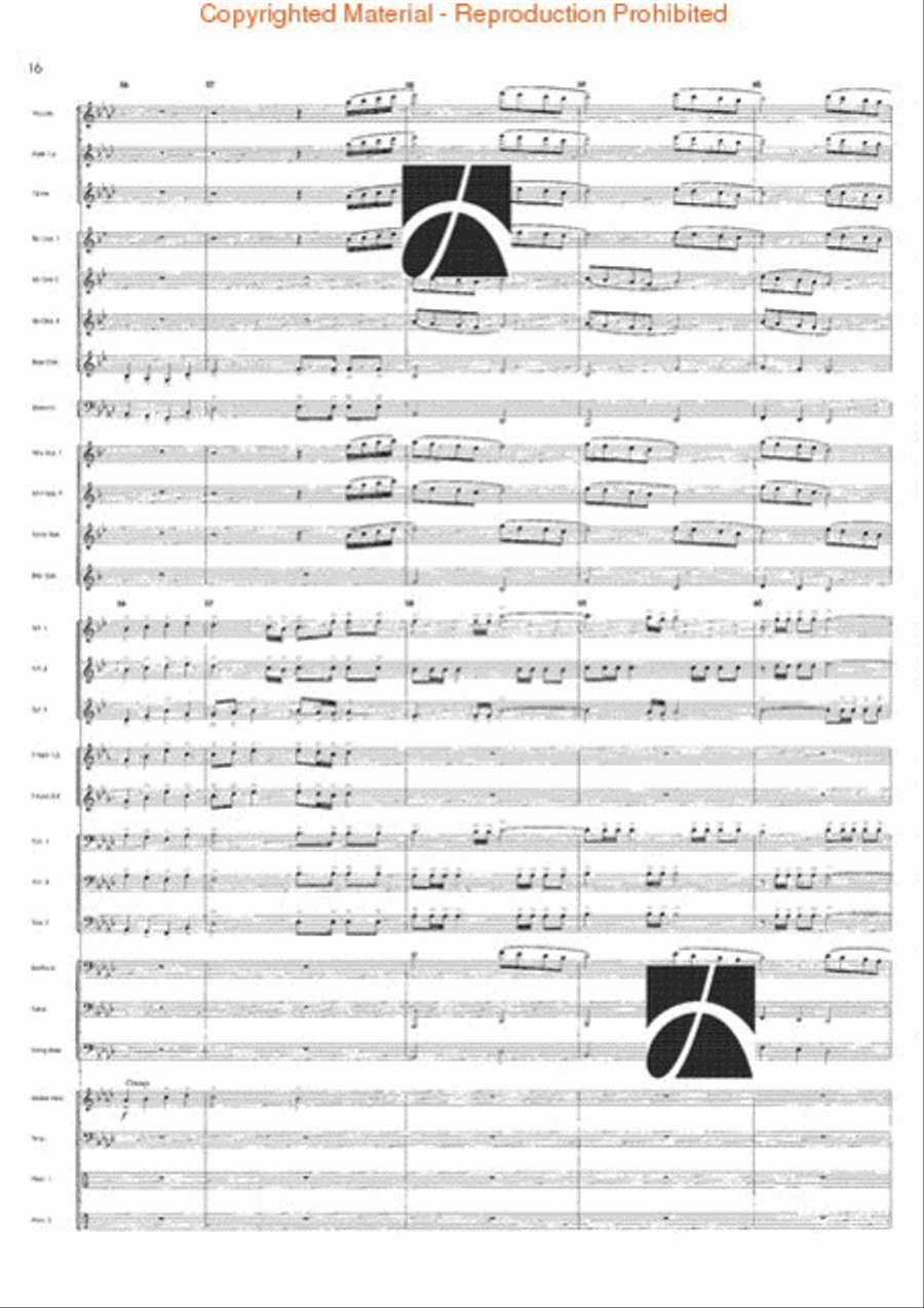 Westminster Carol Concert Band scores gallery preview page 13