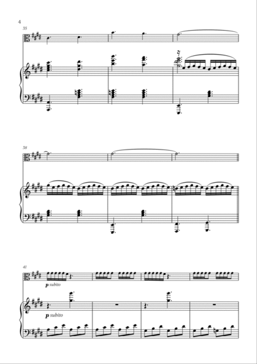 Golden Hour Viola scores gallery preview page 4