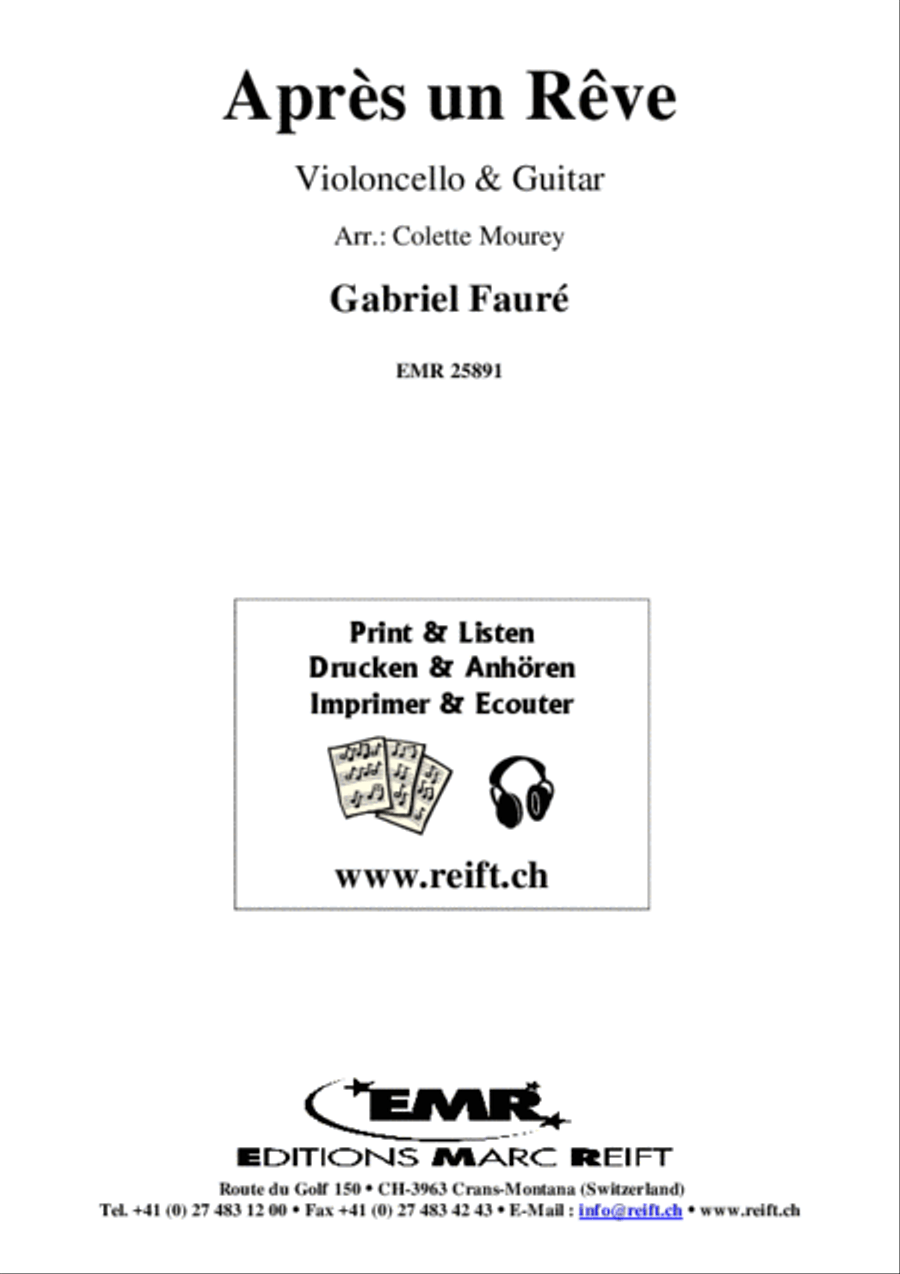 Apres un Reve Apres un Reve Cello scores gallery preview page 2