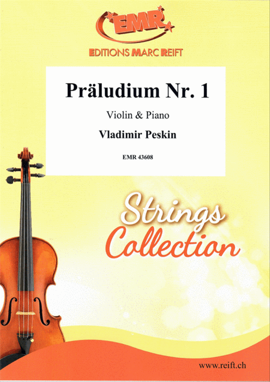 Praludium No. 1 Praludium No. 1 Violin Solo scores gallery preview page 1