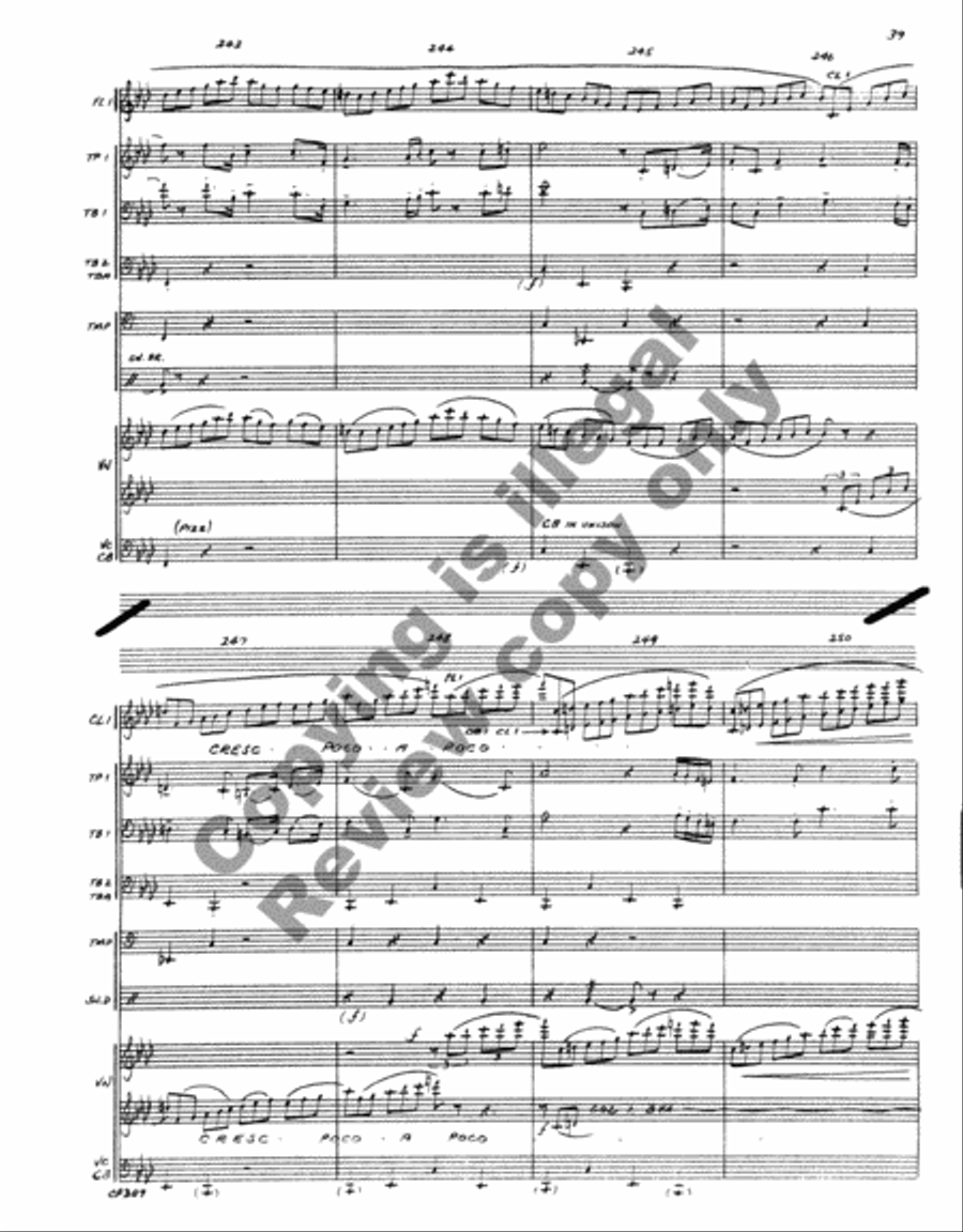 Variations on a Theme of Shostakovich (Orchesta Score) Full Orchestra scores gallery preview page 40