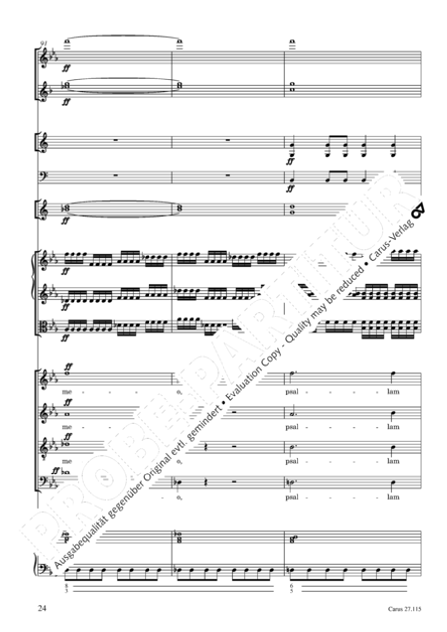Exaudi, Domine 4-Part scores gallery preview page 25