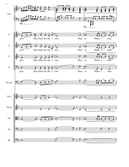 O Love (SATB plus orchestra FULL SCORE) image number null