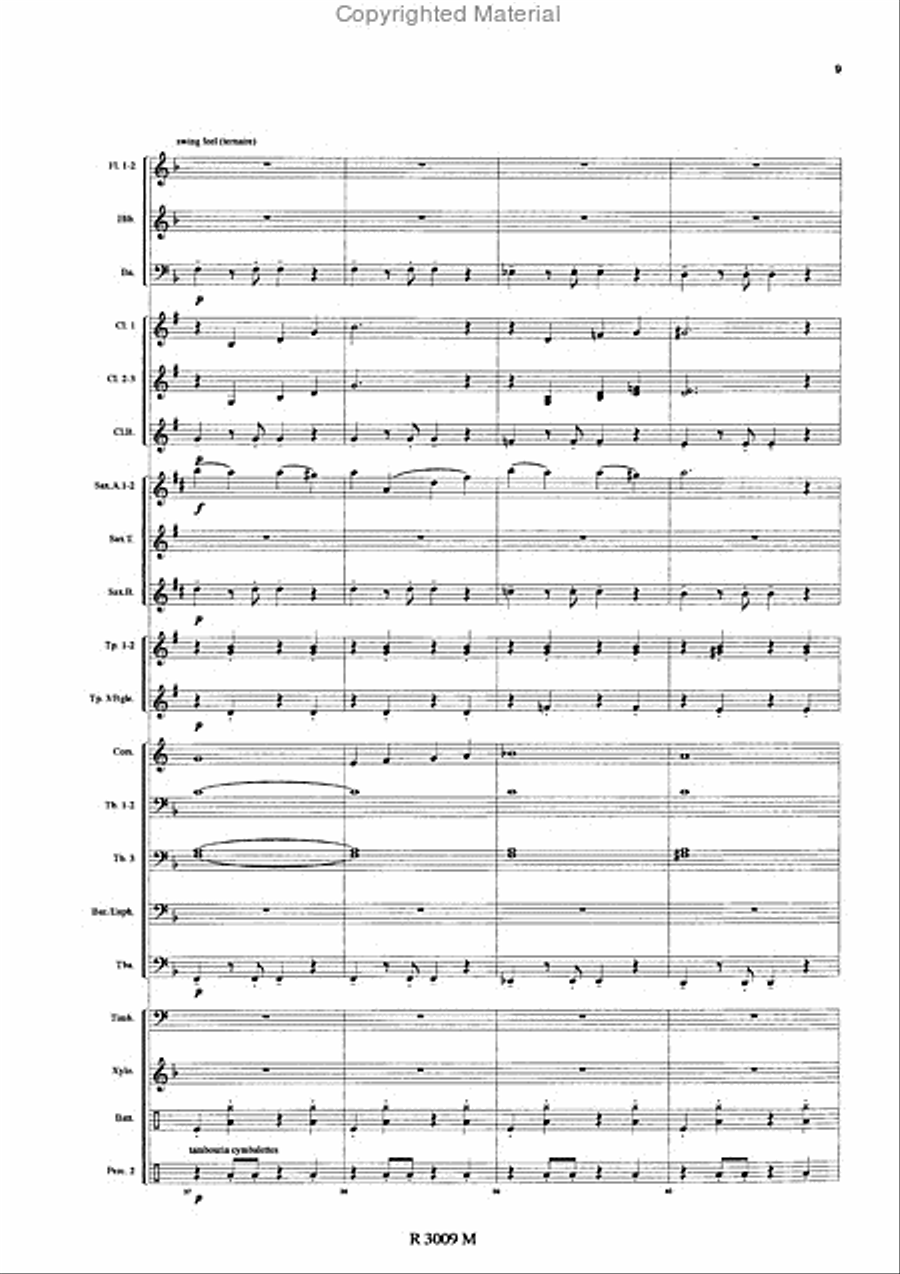 Brigades du Tigre Brigades du Tigre Concert Band scores gallery preview page 10
