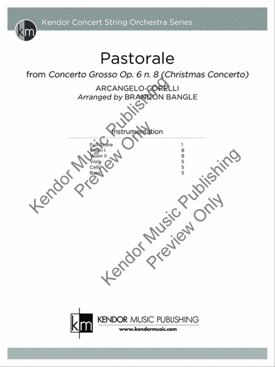 Pastorale (Score) Pastorale (Score) String Orchestra scores gallery preview page 2