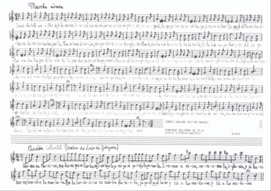 Marcha airosa Choir scores gallery preview page 1