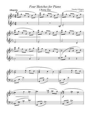 Four Sketches for Piano
