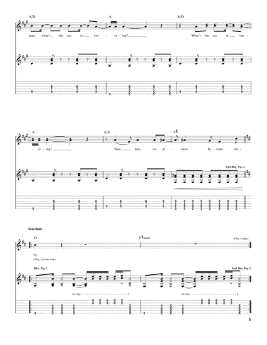 Dancing Nancies Acoustic Guitar scores gallery preview page 4