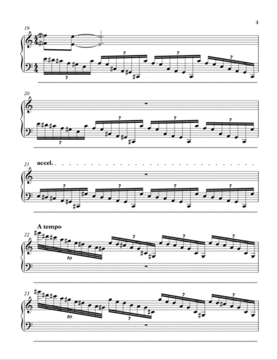 Five Colors Make the Eyes Blind (5th Movement) Piano Solo scores gallery preview page 5