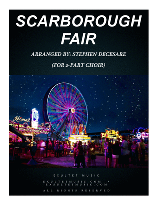 Book cover for Scarborough Fair (for 2-part choir)
