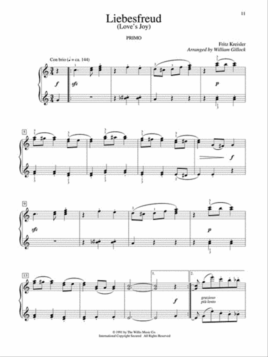 Accent on Duets 1 Piano, 4-Hands scores gallery preview page 6