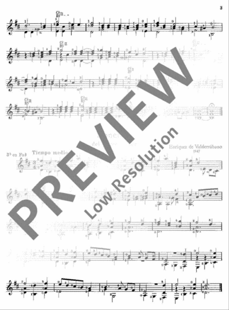 Hispanae Citharae Ars Viva Guitar scores gallery preview page 12