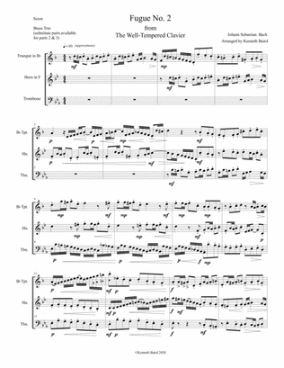 Fugue No. 2 in C minor