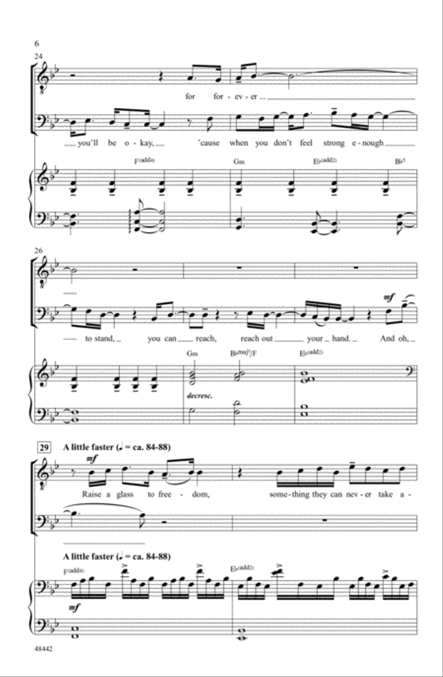 Found/Tonight Choir scores gallery preview page 5