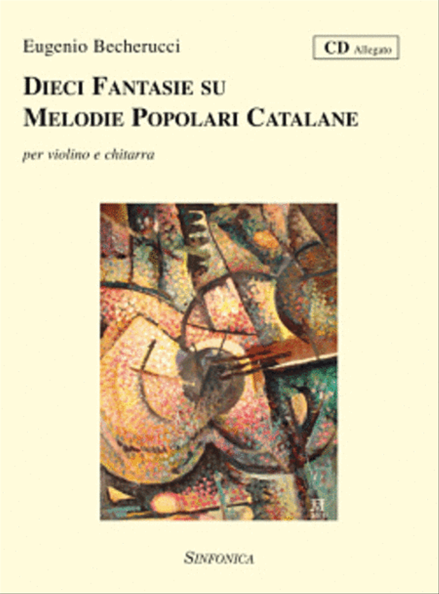 Dieci Fantasie Su Melodie Popolari Catalane Violin scores gallery preview page 1