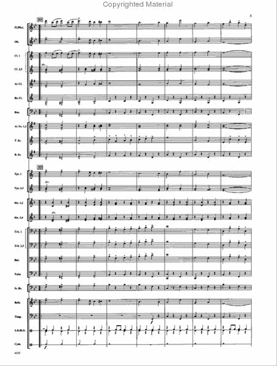 Lexington Lexington Concert Band scores gallery preview page 5