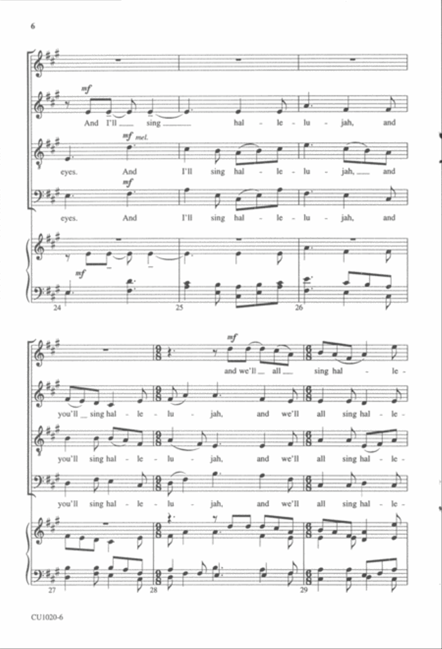 The Eternal Gates 4-Part scores gallery preview page 5