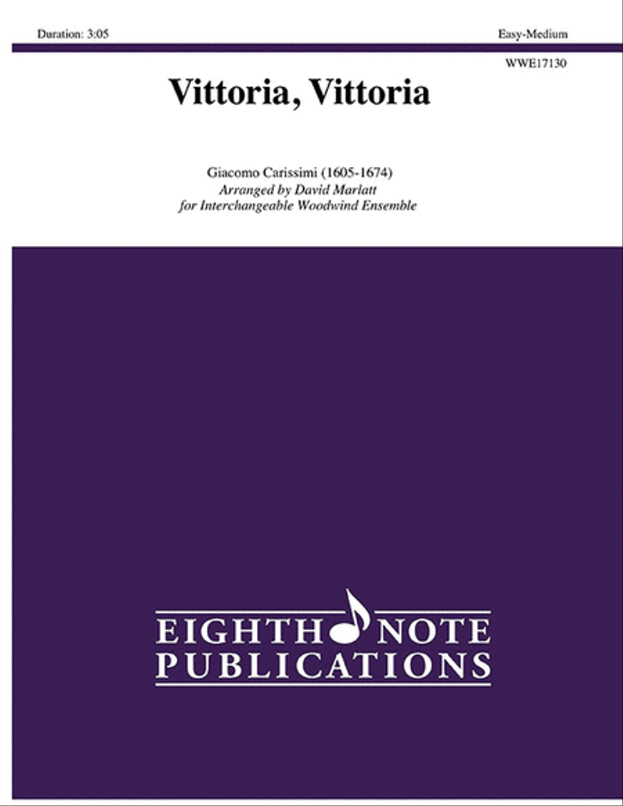 Vittoria, Vittoria Woodwind Ensemble scores gallery preview page 1