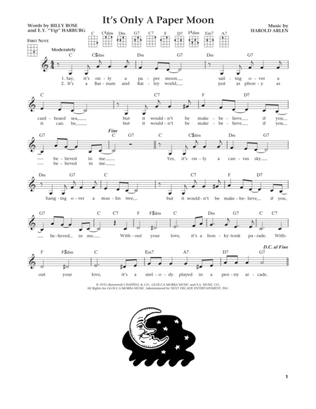 It's Only A Paper Moon (from The Daily Ukulele) (arr. Liz and Jim Beloff)