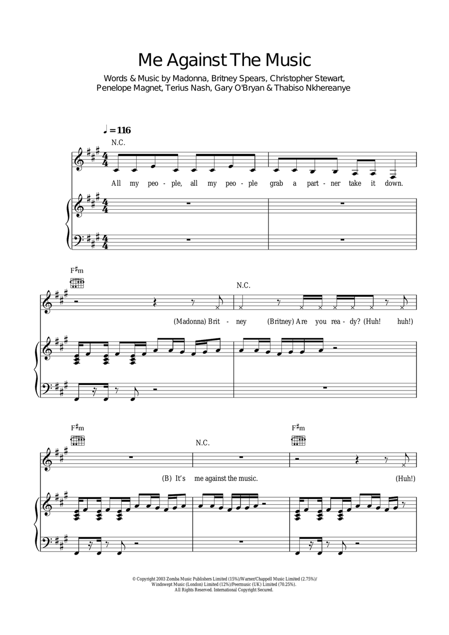 Me Against The Music (Remix) (featuring Madonna)