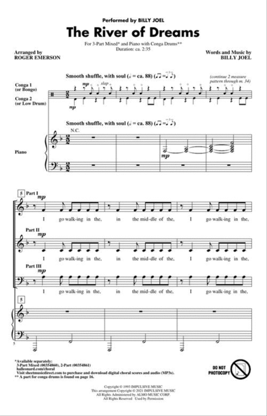 <br>Sheet music extract