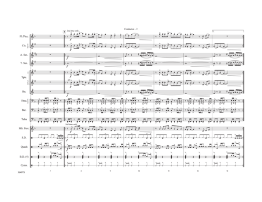 Kashmir Marching Band scores gallery preview page 10