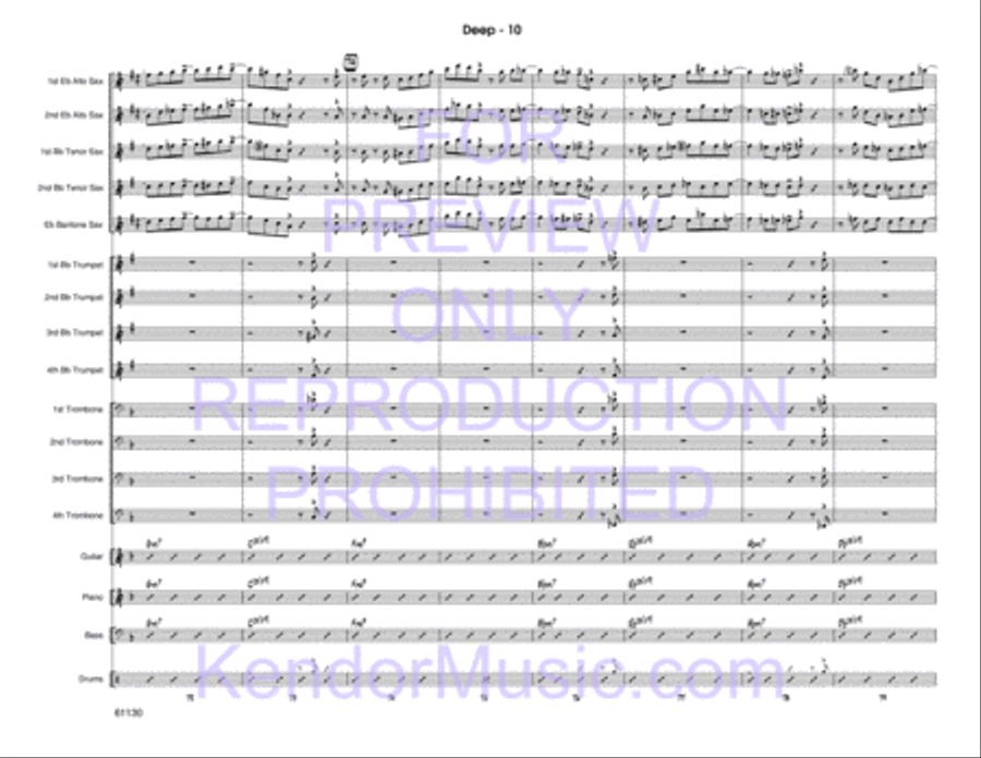 Deep Jazz Ensemble scores gallery preview page 11