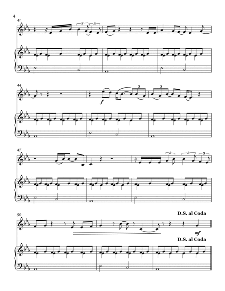Birthday Cake Violin Solo scores gallery preview page 4