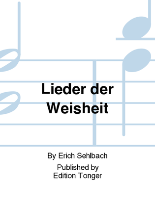 Lieder der Weisheit